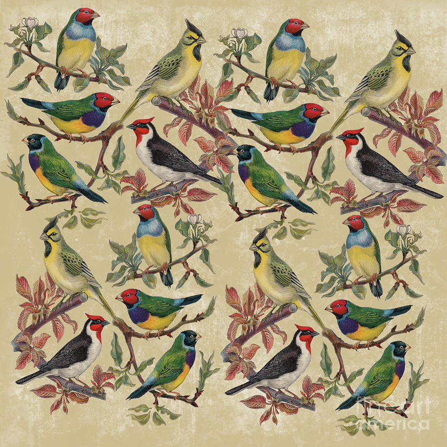 Vintage factory birds