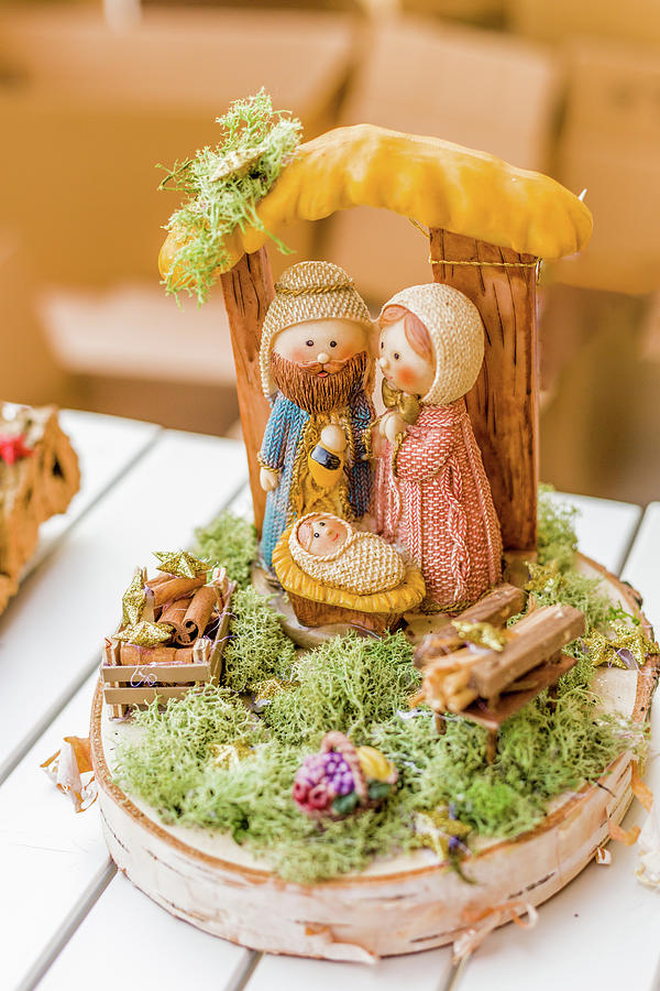 vivid colors of Christmas Nativity scene #3 Photograph by Vivida Photo PC