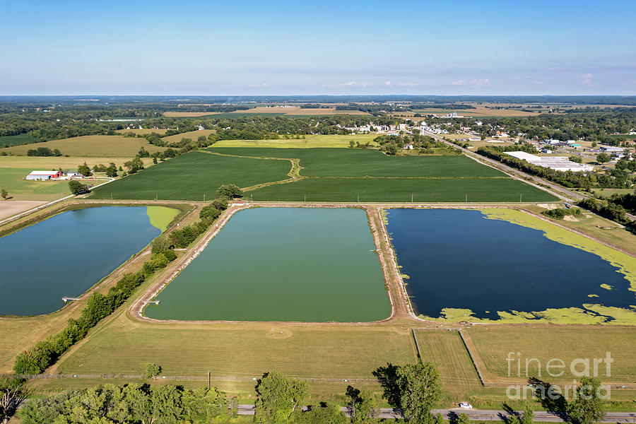 Wastewater Stabilization Lagoons #3 Photograph by Jim West/science Photo Library