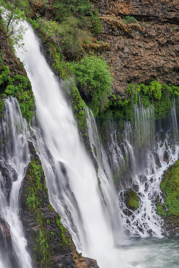 Waterfall, Mcarthur-burney Falls Memorial State Park, California #3 Photograph by Tim Fitzharris