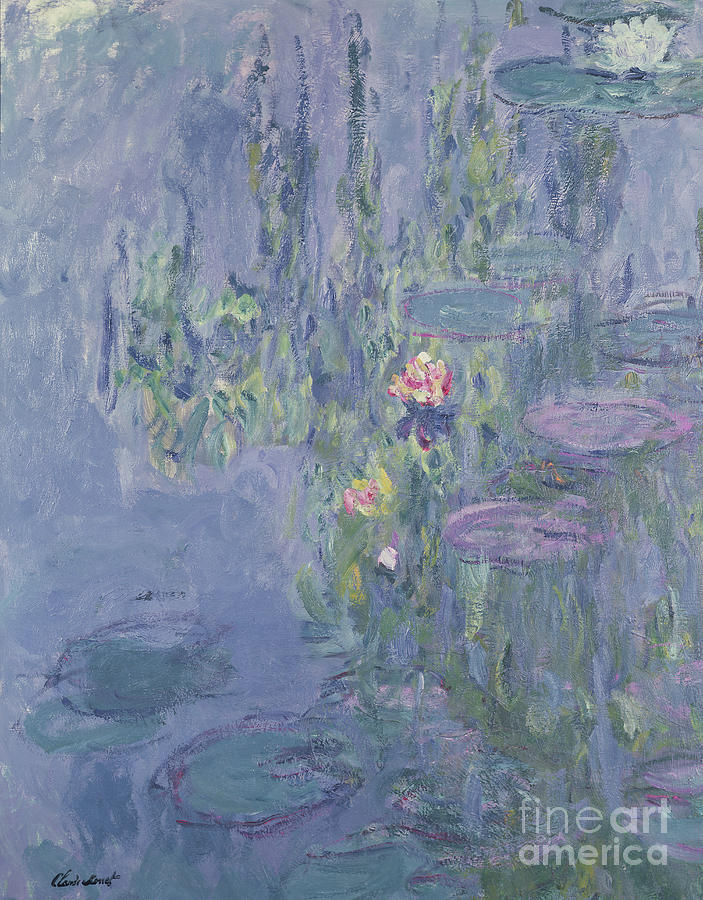 Waterlilies, 1907 Painting By Claude Monet - Pixels