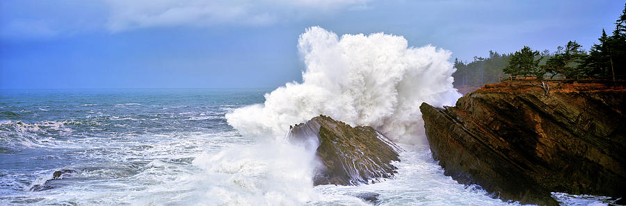Waves Breaking On The Coast, Shore #3 Photograph by Panoramic Images