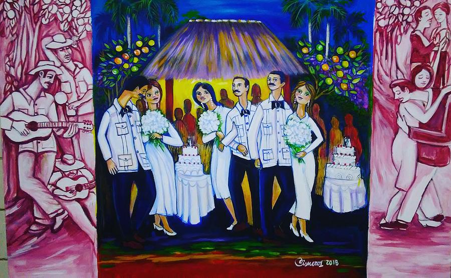 None Painting - 3 Weddings by Arturo Cisneros