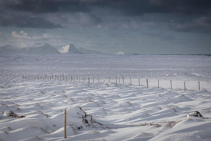 Nature Photograph - Westfjords Snowy Envoronment, Towns And Mountains #3 by Cavan Images