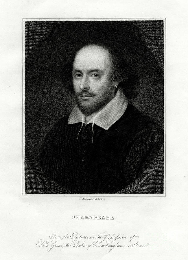 William Shakespeare, English #3 by Print Collector