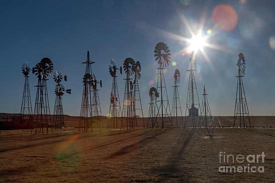 Device Photograph - Windmills #3 by Jim West/science Photo Library
