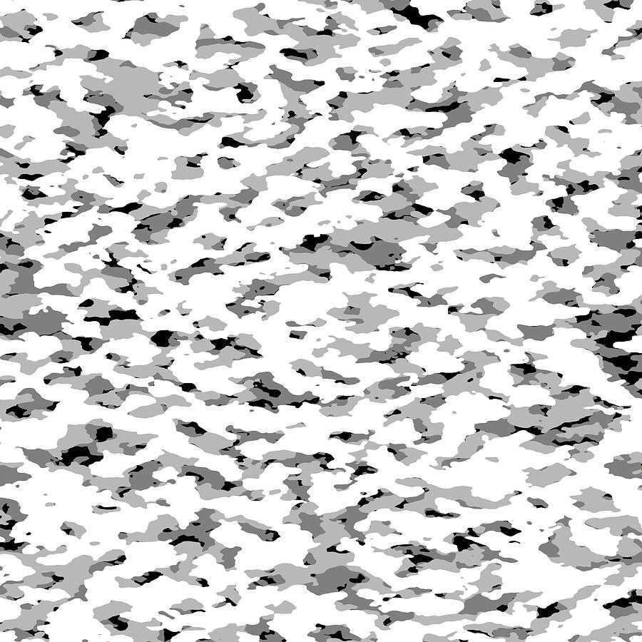 Winter Camouflage Pattern #3 Digital Art by Jared Davies - Pixels
