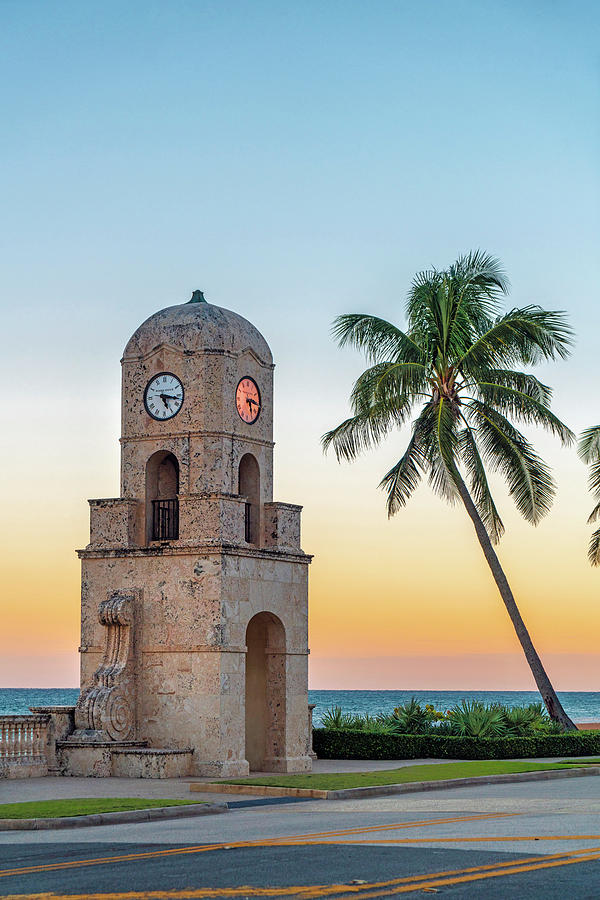 Canvas deals print of Worth Avenue Clock Tower, Palm Beach, FL