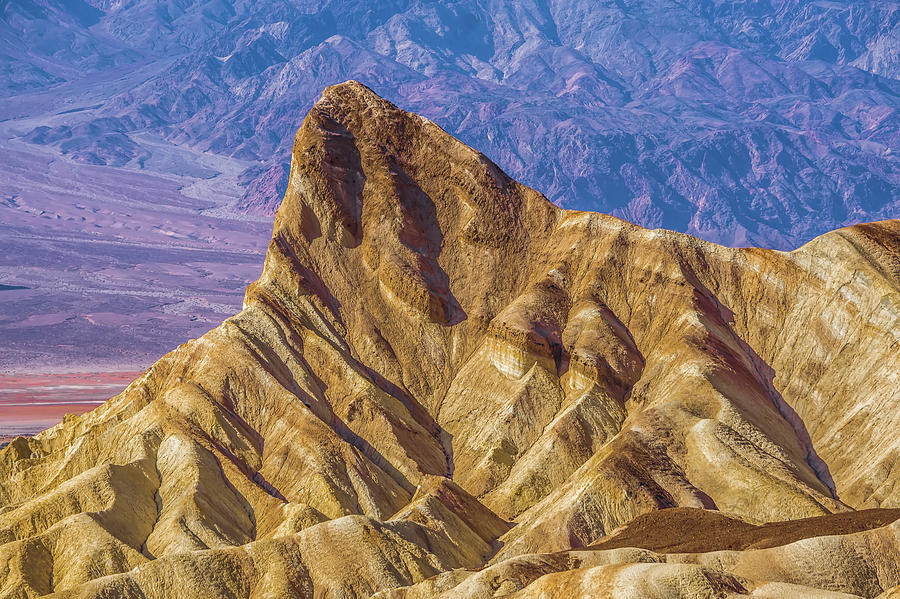 Zabriskie Point In Death Valley National Park #3 Photograph by Alex Grichenko