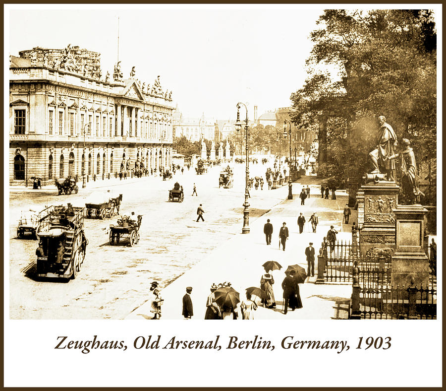 Zeughaus, Old Arsenal, Berlin, Germany, 1903, Vintage Photograph #3 Photograph by A Macarthur Gurmankin