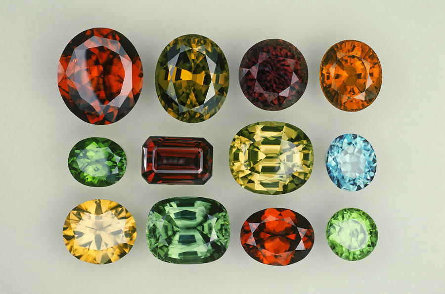 Zircon Gemstones #3 Photograph by Joel E. Arem