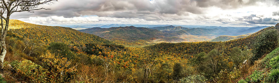 Blue Ridge And Smoky Mountains Changing Color In Fall #30 Photograph by Alex Grichenko
