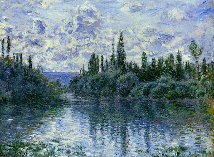 Arm of the Seine near Vetheuil, 1878 Painting by Claude Monet - Pixels