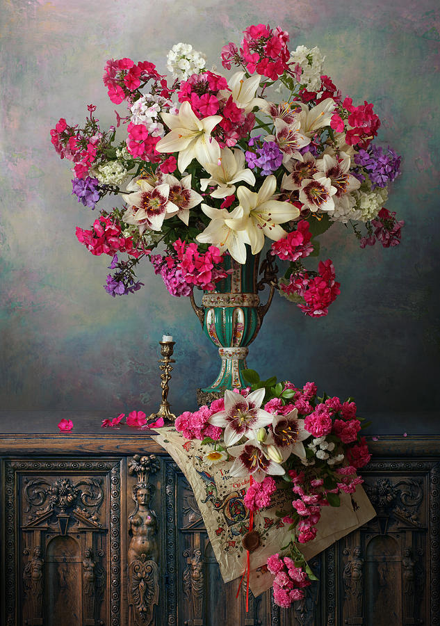 Still Life With Flowers #30 Photograph by Andrey Morozov