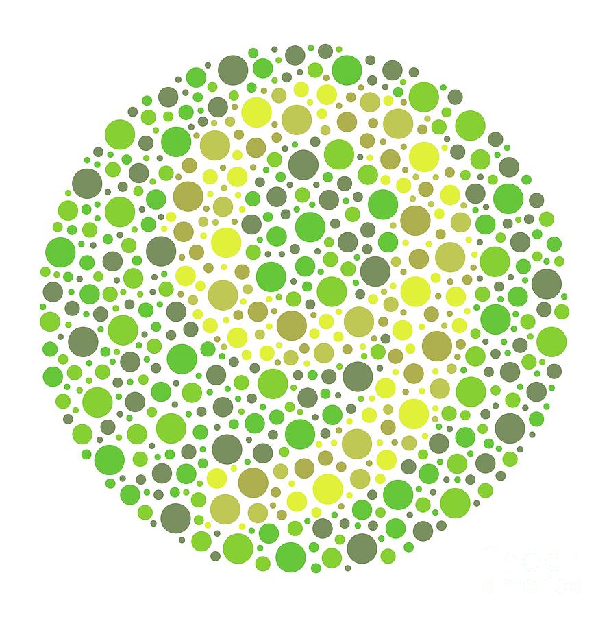 Colour Blindness Test Chart Photograph by Chongqing Tumi Technology Ltd ...