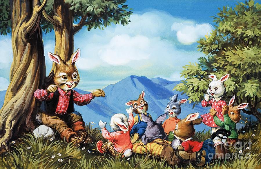 Brer Rabbit Painting by Virginio Livraghi
