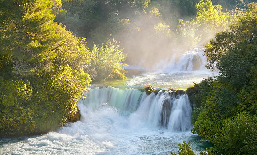 Landscape Photograph - Krka Waterfalls, Krka National Park #31 by Jan Wlodarczyk