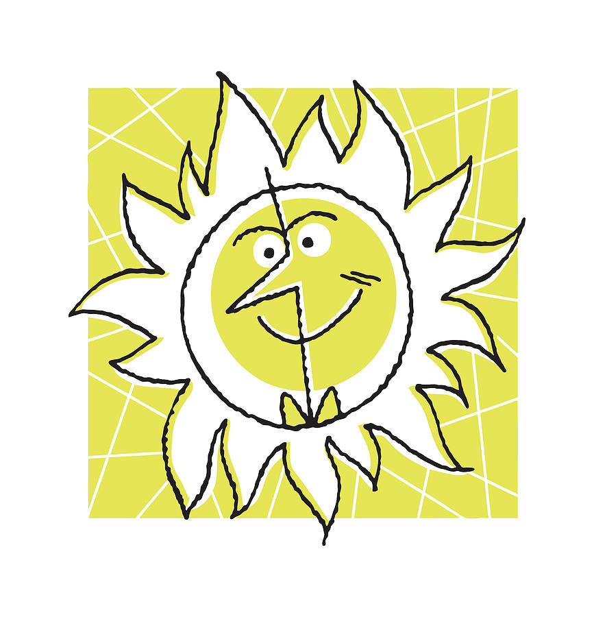 Summer Drawing - Smiling Sun #31 by CSA Images