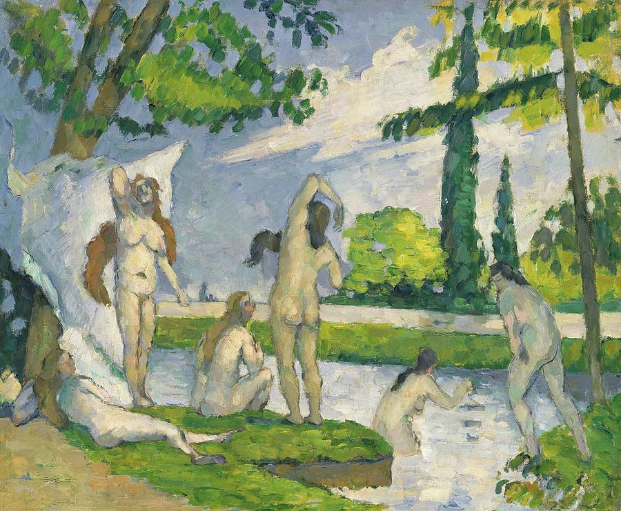Paul Cezanne Painting - Bathers by Paul Cezanne