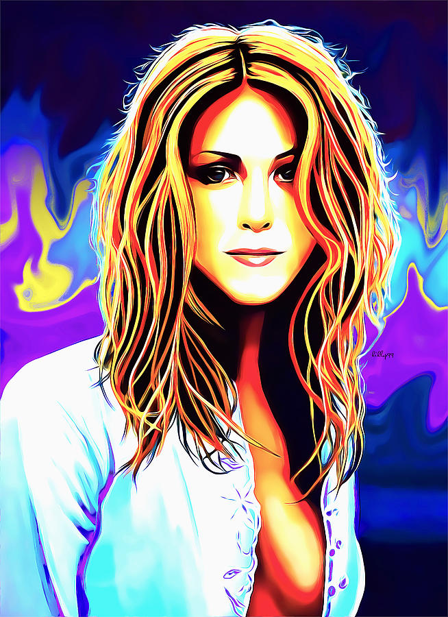 32 of 100 SPECIAL DISCOUNT - Jennifer Aniston pop art Digital Art by Nenad Vasic