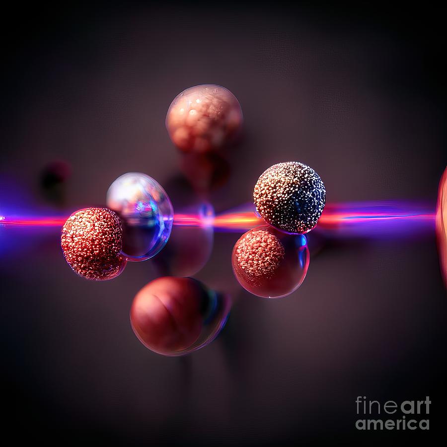 Subatomic Particles And Atoms Photograph By Richard Jones Science Photo Library Fine Art America