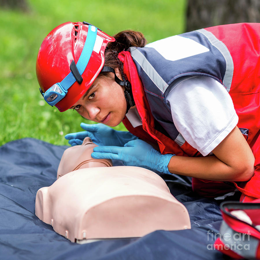 Doll Photograph - Cpr Training #33 by Microgen Images/science Photo Library
