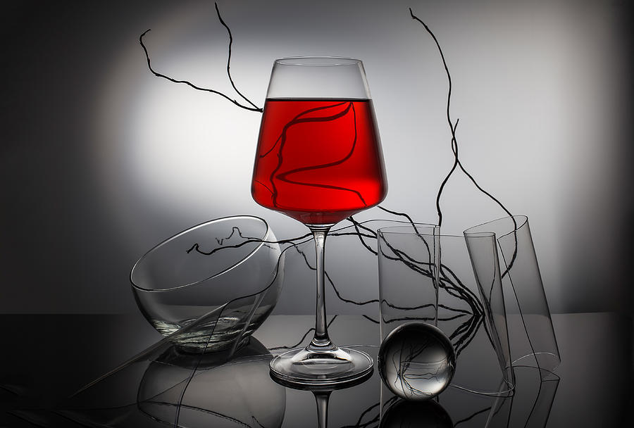 From The Series "experiments With Glass" #33 Photograph by Evgeniy Popov