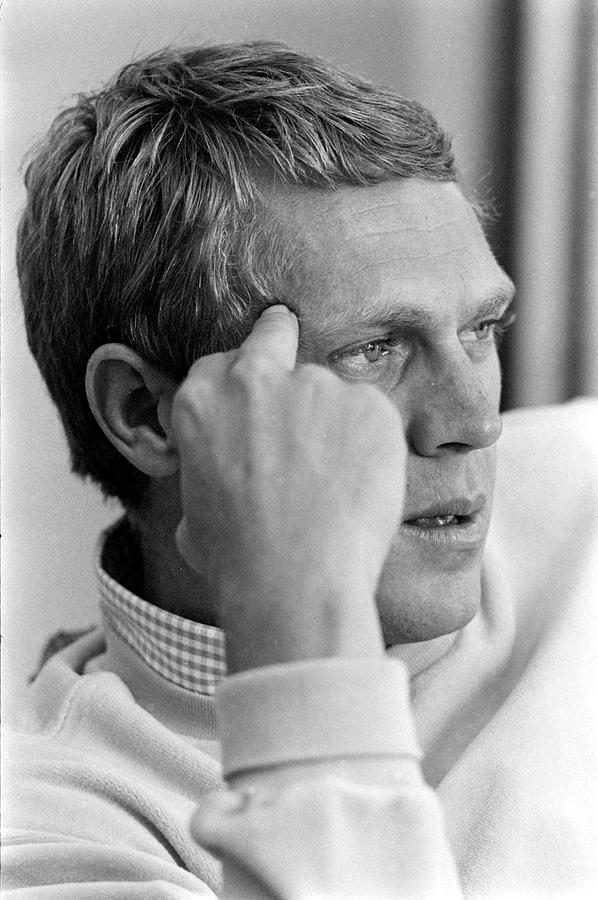 1960-1969 Photograph - Steve McQueen #3 by John Dominis