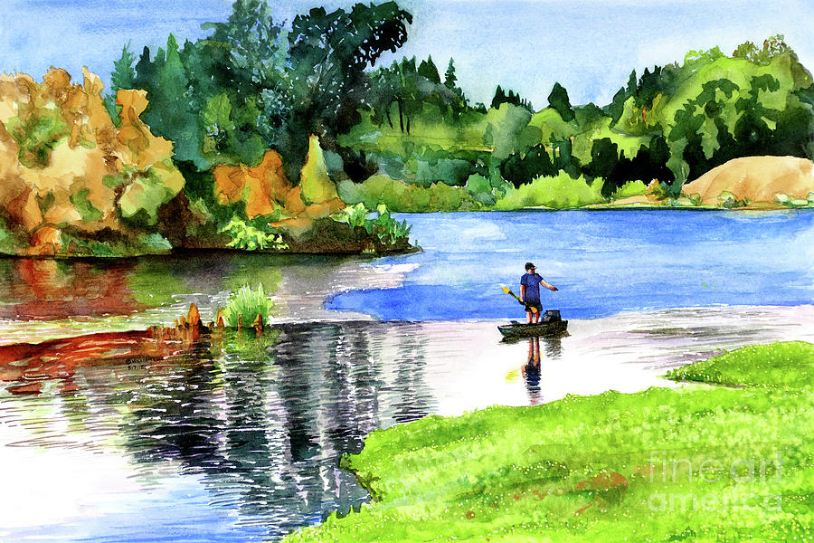 #338 William B Pond Park #338 Painting by William Lum
