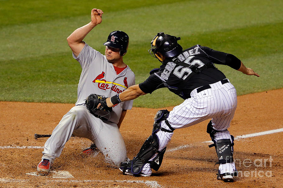 St Louis Cardinals V Colorado Rockies Photograph by Doug Pensinger St Louis Cardinals V Colorado Rockies Photograph by Doug Pensinger