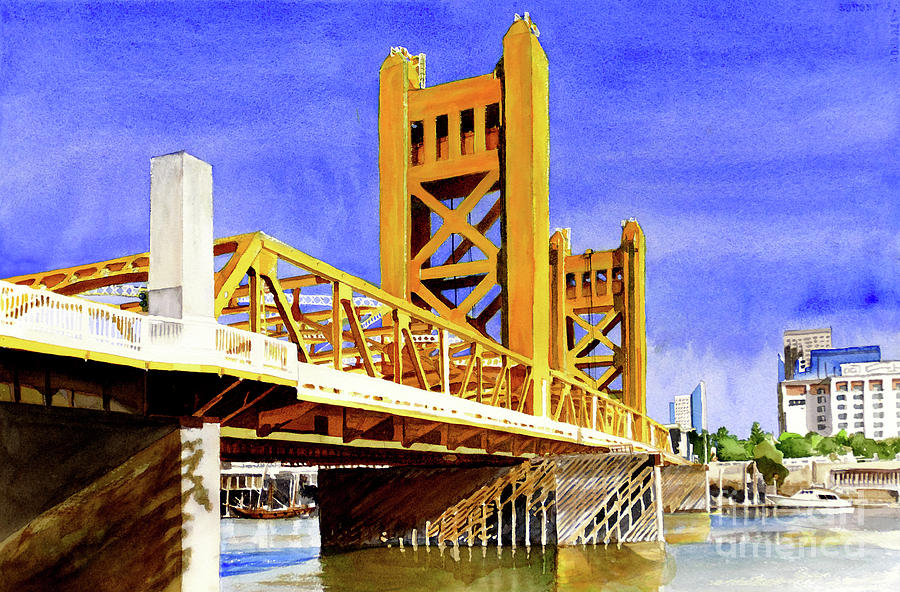 #344 Tower Bridge 2 #344 Painting by William Lum