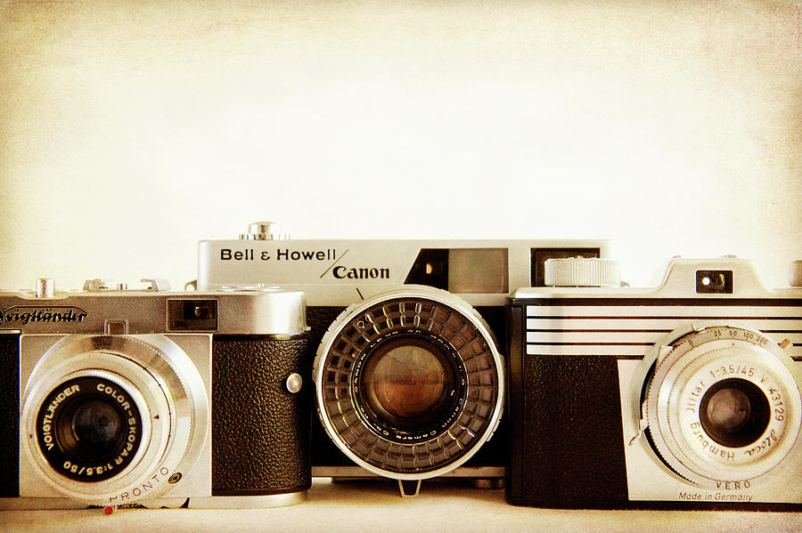 Vintage Photograph - 35mm Trio by Jessica Rogers
