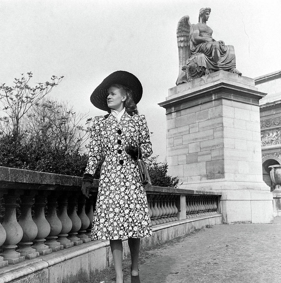 French Spring Fashions #36 Photograph by Nina Leen