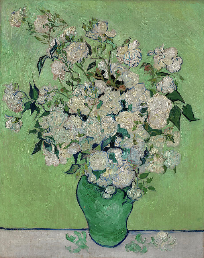 Roses. #36 Painting by Vincent Van Gogh