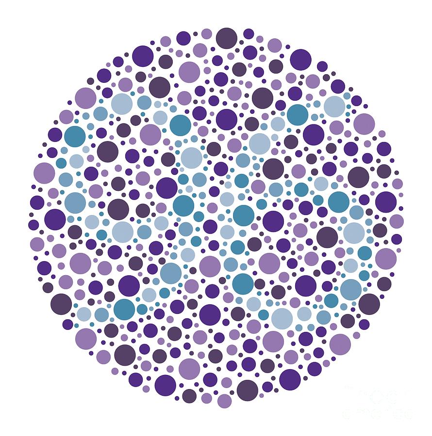 Colour Blindness Test Chart Photograph by Chongqing Tumi Technology Ltd ...