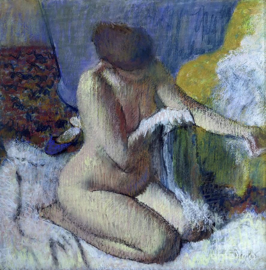 After the Bath by EDGAR DEGAS After the Bath by EDGAR DEGAS