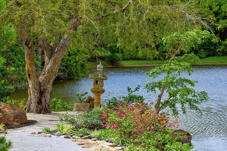 Florida, South Florida, Delray Beach, Morikami Japanese Gardens #37 Digital Art by Lumiere
