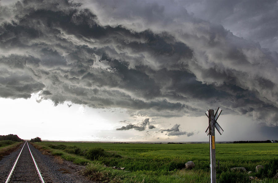 Prairie Storm Clouds Canada #37 Photograph by Mark Duffy