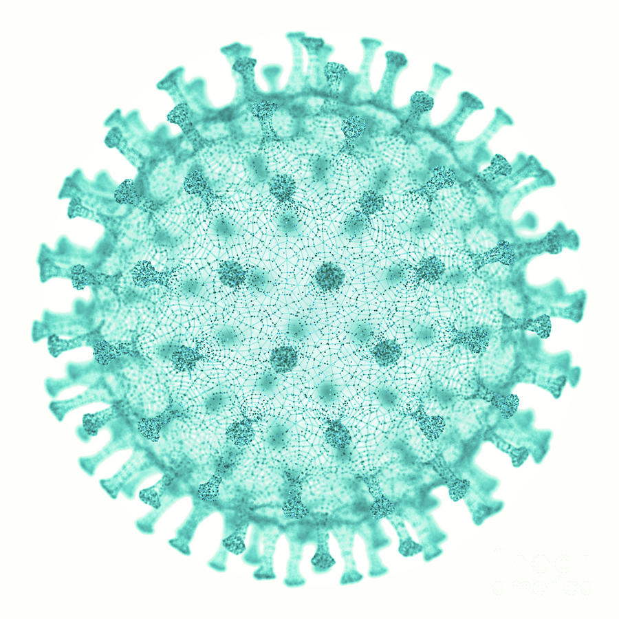 Virus #37 Photograph by Ktsdesign/science Photo Library