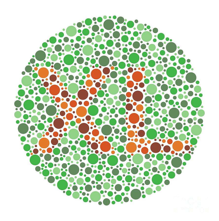 Colour Blindness Test Chart Photograph by Chongqing Tumi Technology Ltd ...