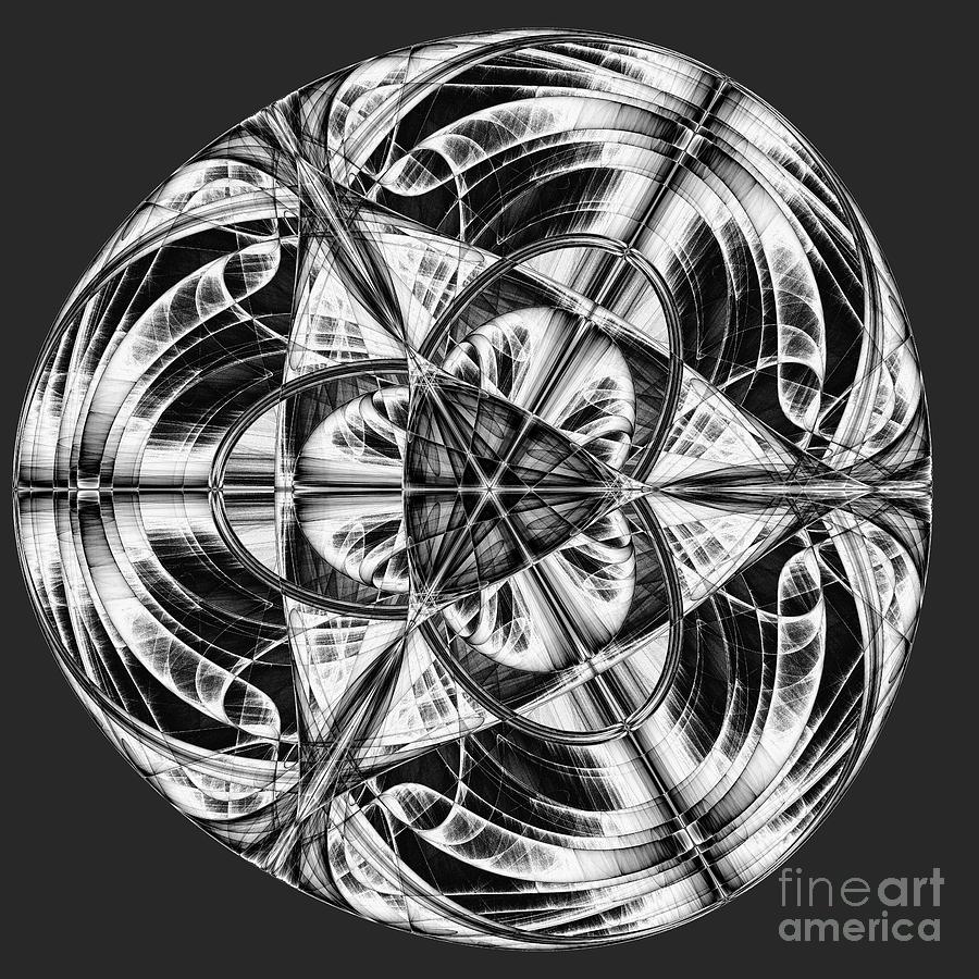 Abstract Photograph - Abstract Fractal Illustration #38 by Alan Lehman/science Photo Library