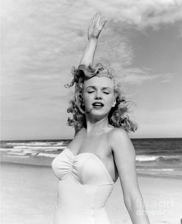 Portrait Of Marilyn Monroe Photograph by Andre De Dienes Portrait Of Marilyn Monroe Photograph by Andre De Dienes