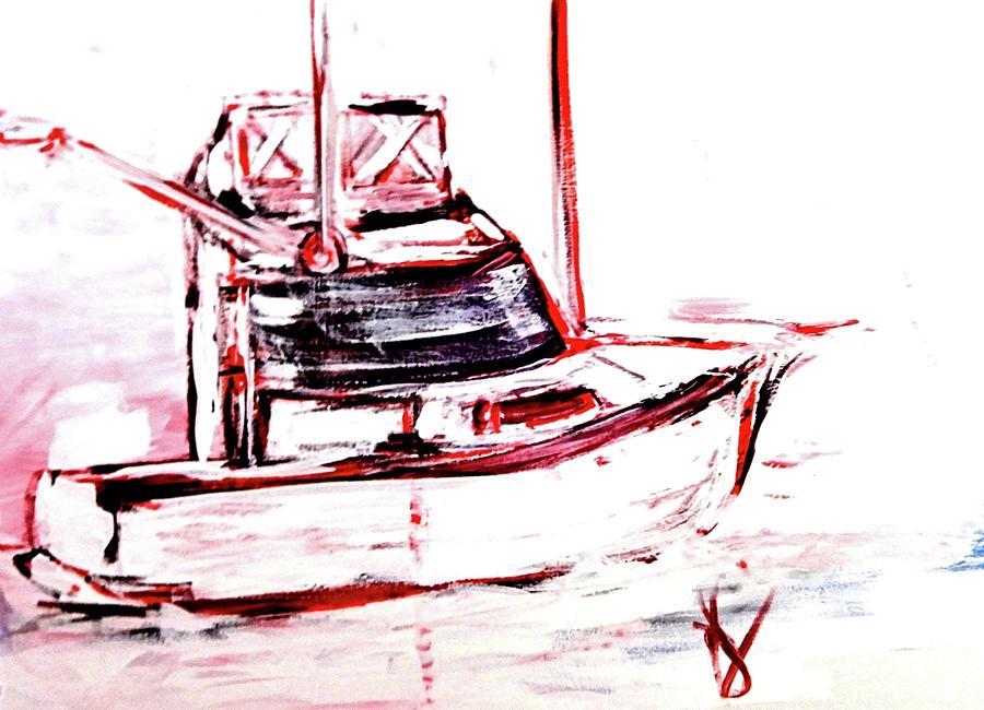 Boat Mixed Media - 38 Special by Debora Lewis