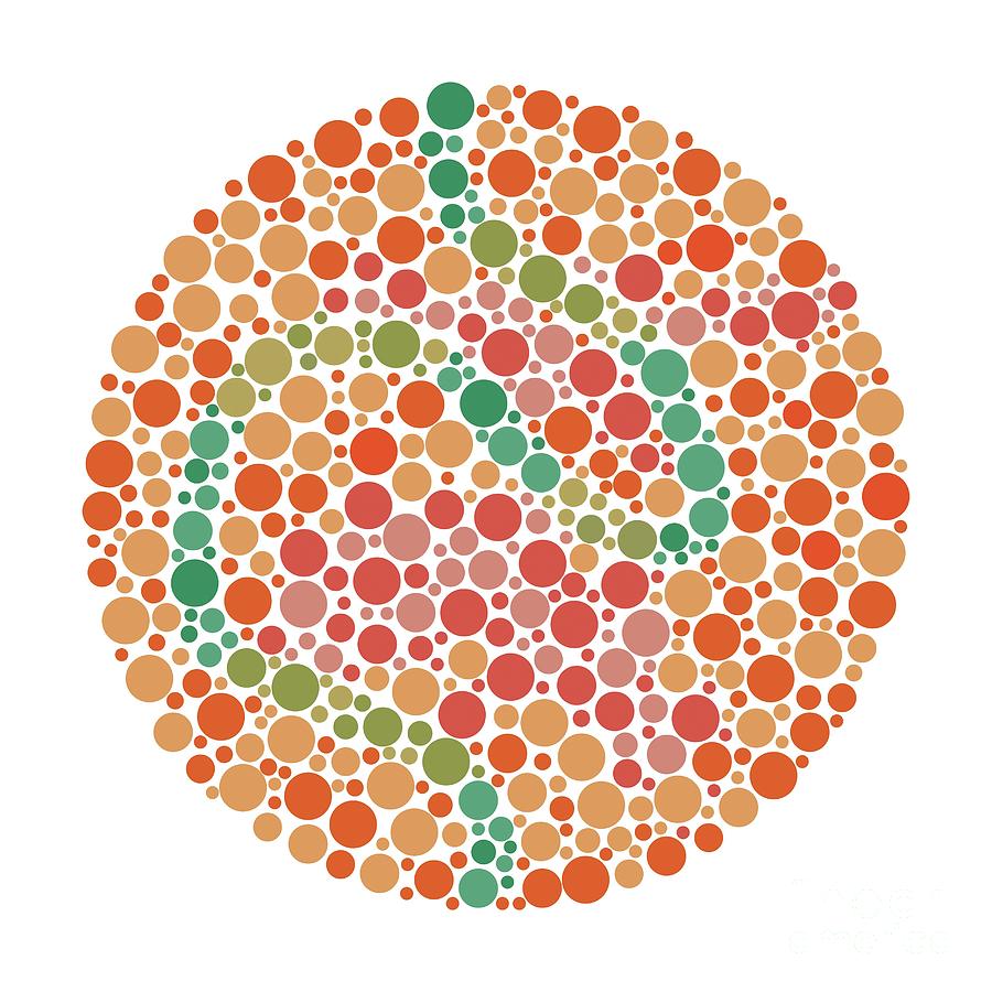 Colour Blindness Test Chart Photograph by Chongqing Tumi Technology Ltd ...