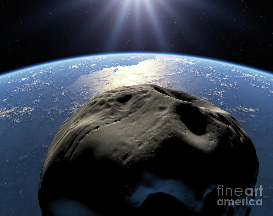 Asteroid Approaching Earth #39 Photograph by Detlev Van Ravenswaay/science Photo Library