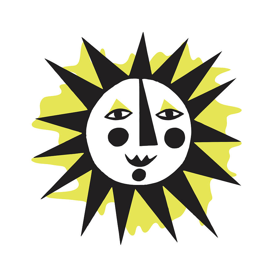 Summer Drawing - Smiling Sun #39 by CSA Images