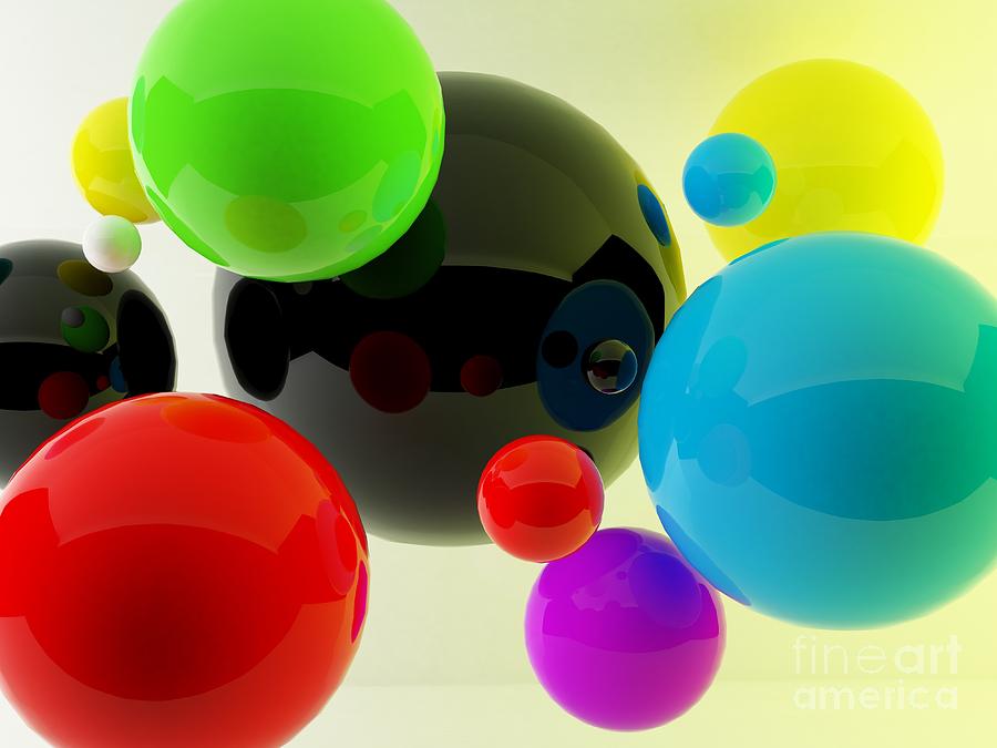 Symbol Photograph - 3d Balls by Oldm Symbol Photograph - 3d Balls by Oldm