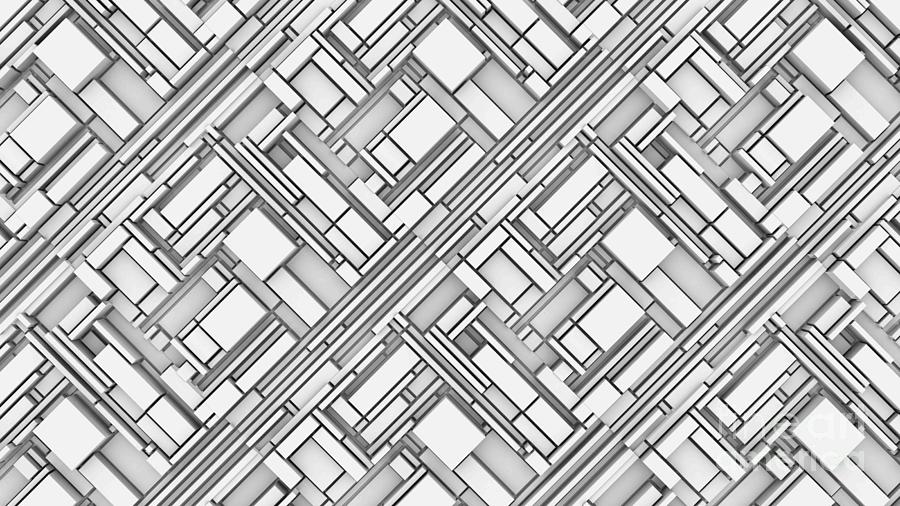3d Cubes Squares And Rectangles Ultra Hd Digital Art