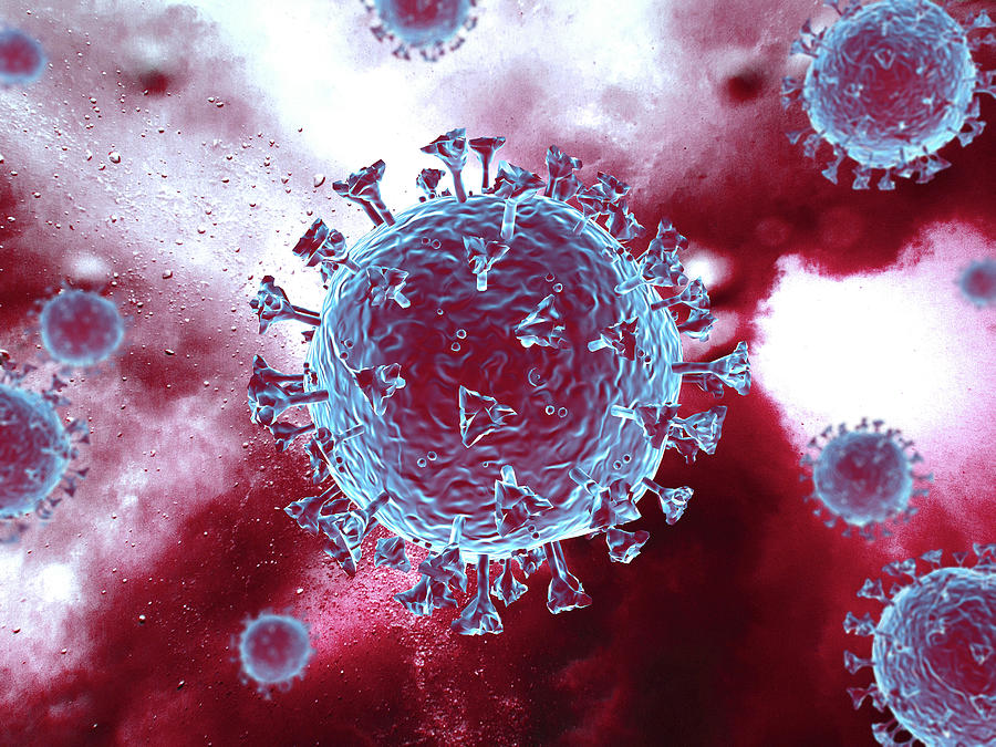 3d Illustration Of Coronavirus Photograph by Leonello Calvetti