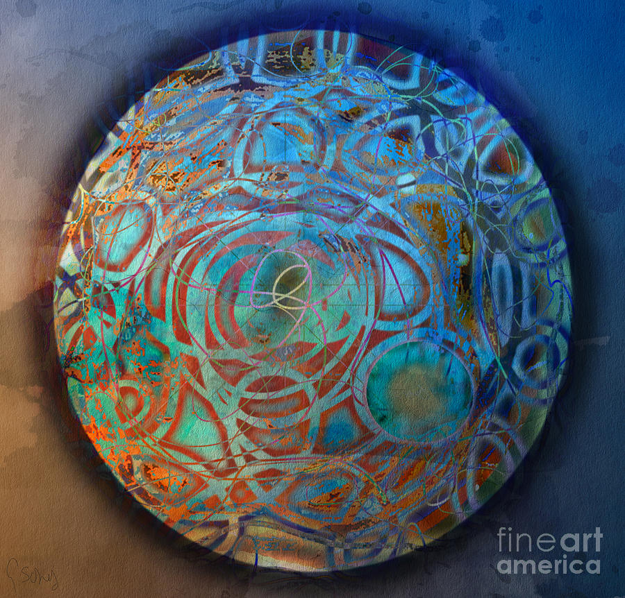 3D Sphere Digital Art by Gabrielle Schertz